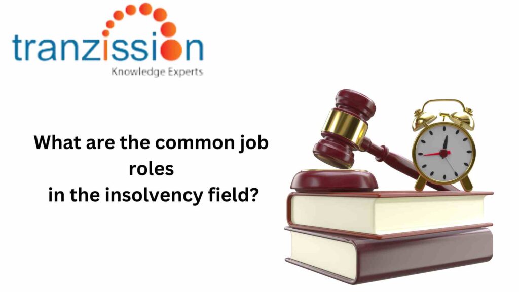 job roles in the insolvency field